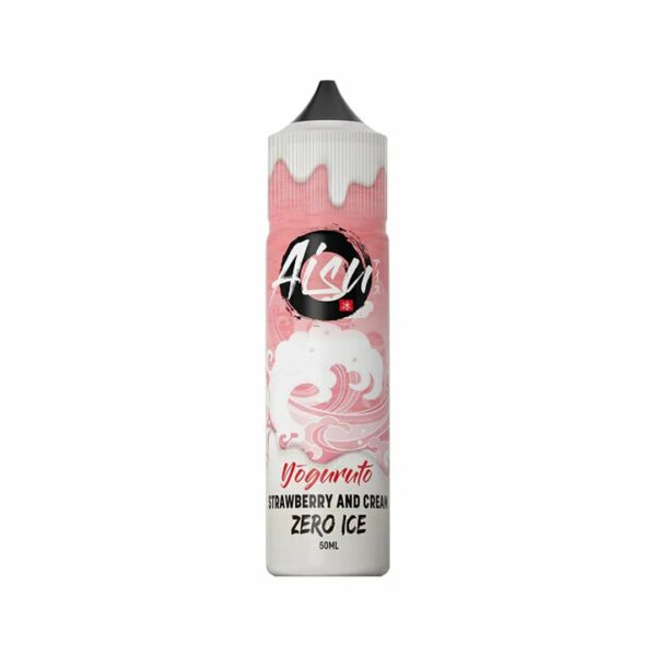 STRAWBERRY AND CREAM (ZERO ICE) 50ML E LIQUID AISU YOGURUTO