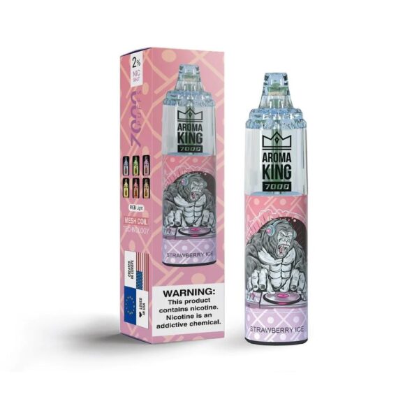 AROMA KING 7000 DISPOSABLE VAPE KIT 20MG - Image 9