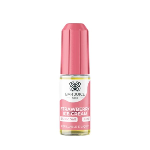 STRAWBERRY ICE CREAM 10ML NIC SALT BAR JUICE 5000