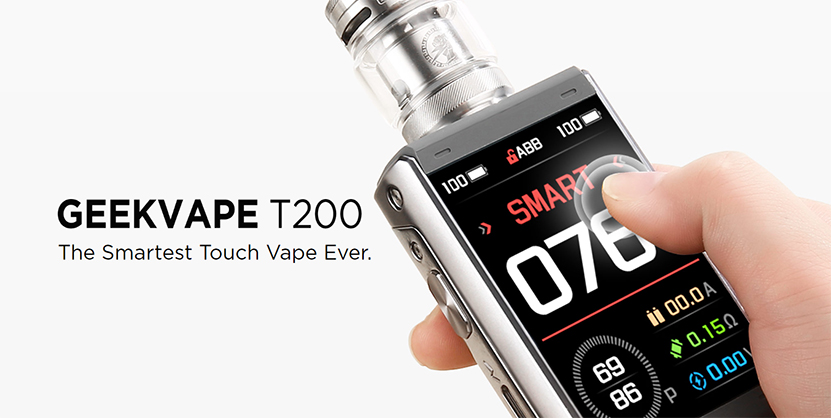 GEEKVAPE T200 AEGIS TOUCH information graphic