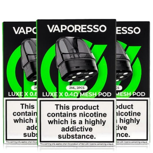 VAPORESSO LUXE X MESH REPLACEMENT PODS (2 PACK)