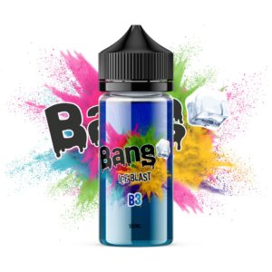 B3 (BLUEBERRY BLACKCURRANT BUBBLEGUM) 100ML E LIQUID BANG ICE BLAST