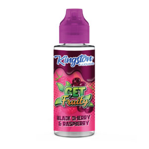 BLACK CHERRY & RASPBERRY GET FRUITY 100ML E LIQUID KINGSTON
