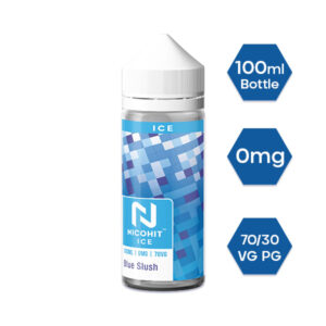 BLUE SLUSH ICE 100ML E LIQUID NICOHIT