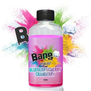 BLUEBERRY CHERRY CRANBERRY 200ML E LIQUID BANG ICE BLAST