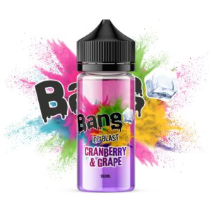 CRANBERRY GRAPE 100ML E LIQUID BANG ICE BLAST