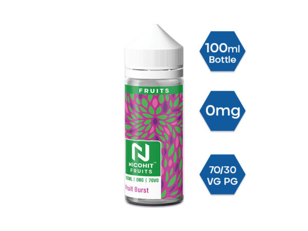 FRUIT BURST FRUITS 100ML E LIQUID NICOHIT