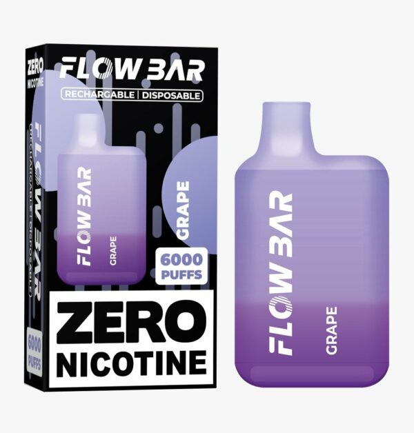 FLOW BAR 6000 MESH COIL DISPOSABLE VAPE KIT 0MG - Image 8