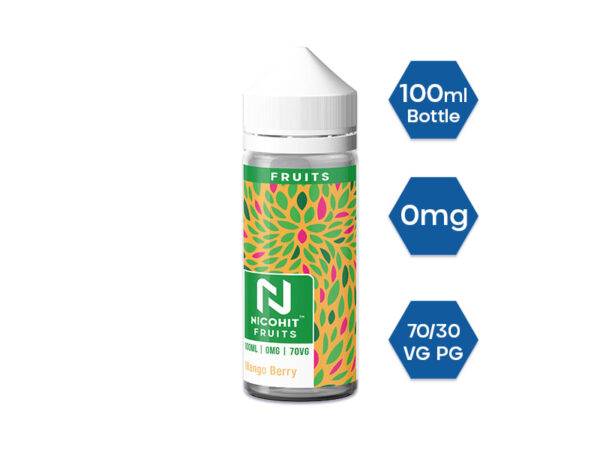 MANGO BERRY FRUITS 100ML E LIQUID NICOHIT