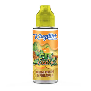 MIAMI PEACH & PINEAPPLE GET FRUITY 100ML E LIQUID KINGSTON
