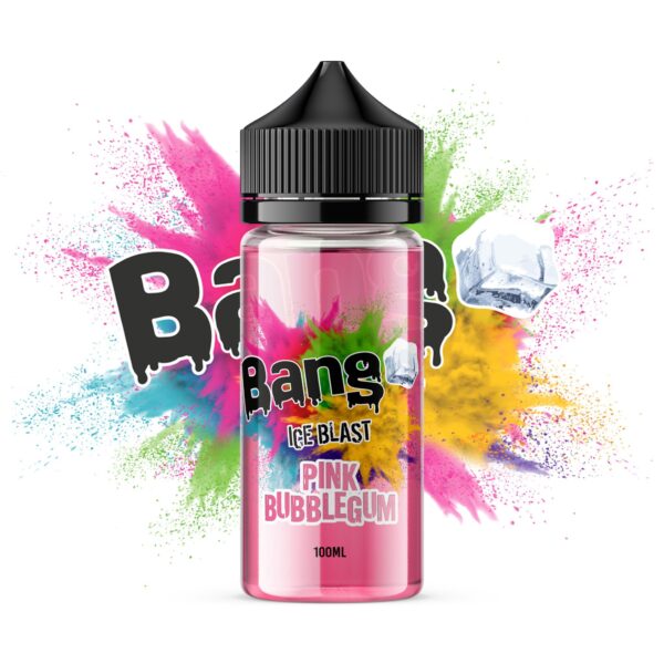 PINK BUBBLEGUM 100ML E LIQUID BANG ICE BLAST