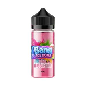 Pink Bubblegum 100ml E Liquid Bang Ice Bomb