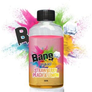 STRAWBERRY PEACH & LEMON 200ML E LIQUID BANG ICE BLAST