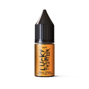 MANGO PASSION FRUIT & PEACH SLUSH NIC SALT 10ML LUCKY THIRTEEN