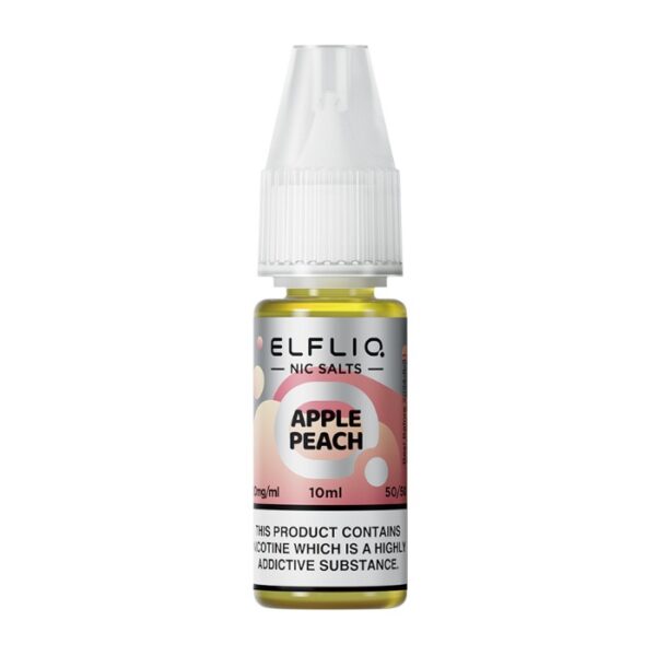APPLE PEACH 10ML NIC SALT ELFLIQ BY ELFBAR