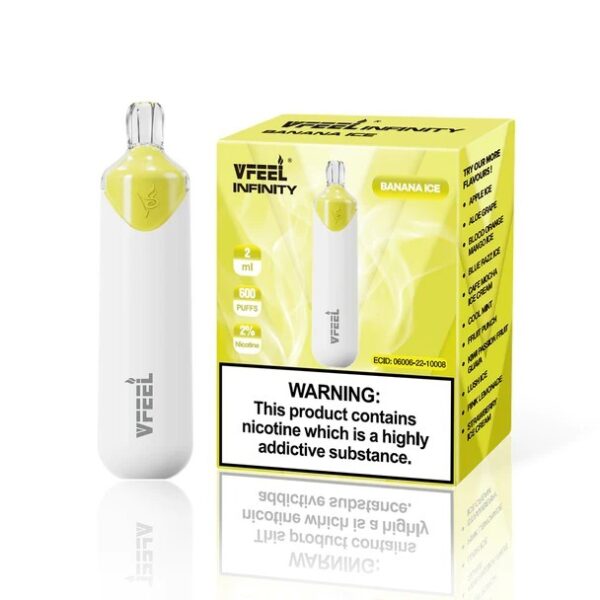 VFEEL INFINITY 600 PREFILLED POD VAPE KIT 20MG - Image 10