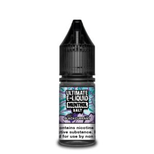 BLACKCURRANT MENTHOL 10ML NIC SALT ULTIMATE E LIQUID PACK OF 10