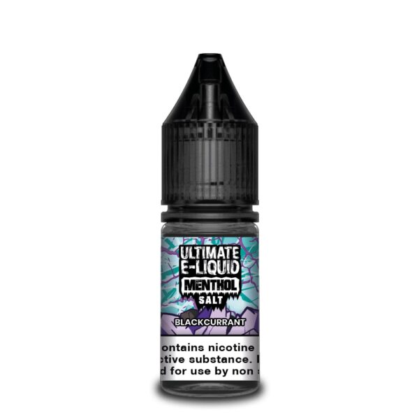 BLACKCURRANT MENTHOL 10ML NIC SALT ULTIMATE E LIQUID PACK OF 10