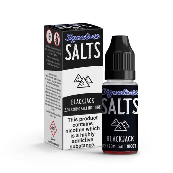BLACKJACK NIC SALT 10ML SIGNATURE SALTS