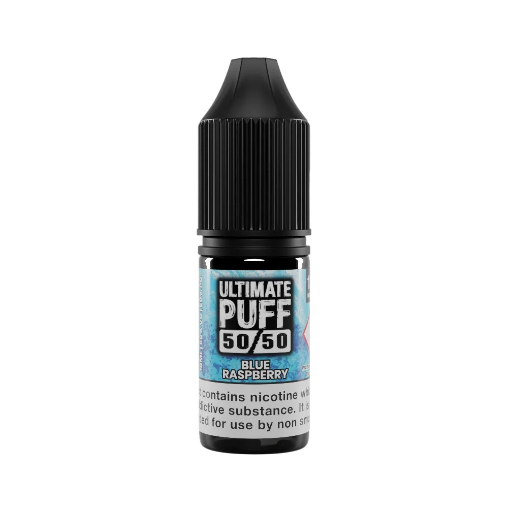 BLUE RASPBERRY 10ML E LIQUID 50/50 ULTIMATE PUFF PACK OF 10