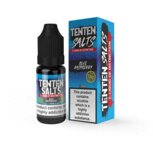 BLUE RASPBERRY 10ML NIC SALT TENTEN PACK OF 10