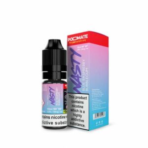 BLUE RASPBERRY BUBBLEGUM PODMATE 10ML NIC SALT NASTY JUICE
