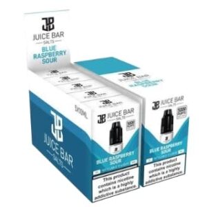 BLUE RASPBERRY SOUR 10ML NIC SALT JUICE BAR PACK OF 5