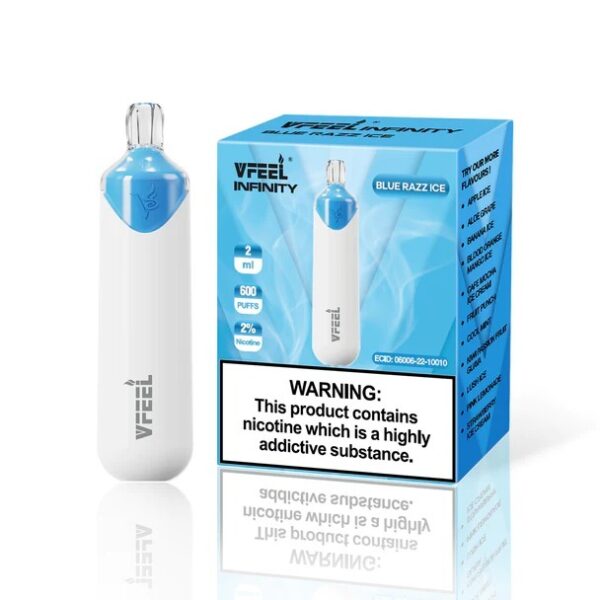 VFEEL INFINITY 600 PREFILLED POD VAPE KIT 20MG - Image 8