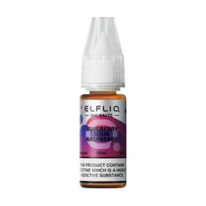 BLUEBERRY SOUR RASPBERRY 10ML NIC SALT ELFLIQ BY ELFBAR