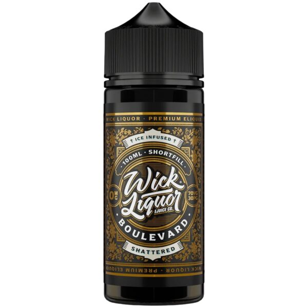 BOULEVARD SHATTERED 100ML E LIQUID WICK LIQUOR