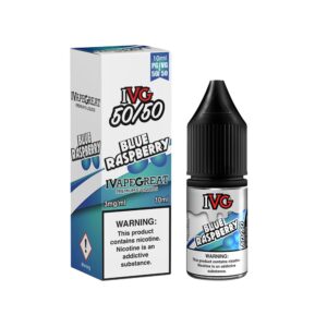 BLUE RASPBERRY 10ML E LIQUID 50/50 IVG PACK OF 10