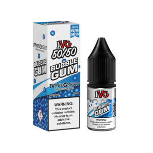 BUBBLEGUM 10ML E LIQUID 50/50 IVG PACK OF 10
