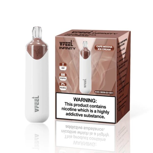 VFEEL INFINITY 600 PREFILLED POD VAPE KIT 20MG - Image 7
