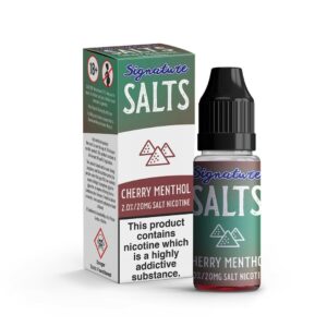 CHERRY MENTHOL NIC SALT 10ML SIGNATURE SALTS