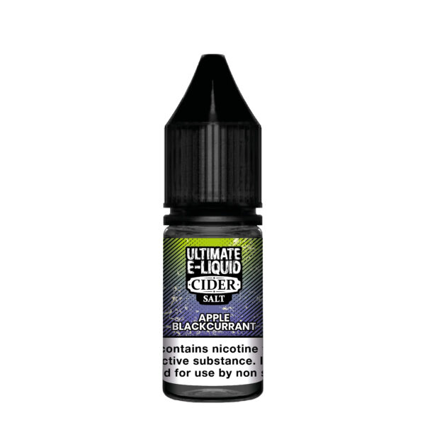 APPLE & BLACKCURRANT CIDER 10ML NIC SALT ULTIMATE E LIQUID PACK OF 10