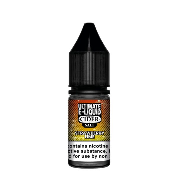 STRAWBERRY LIME CIDER 10ML NIC SALT ULTIMATE E LIQUID PACK OF 10