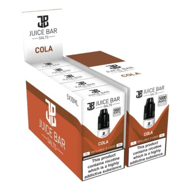 COLA 10ML NIC SALT JUICE BAR PACK OF 5