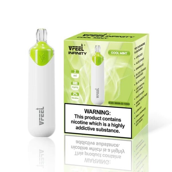 VFEEL INFINITY 600 PREFILLED POD VAPE KIT 20MG - Image 6