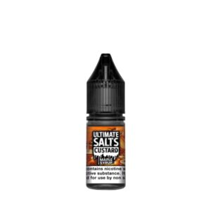 MAPLE SYRUP CUSTARD 10ML NIC SALT ULTIMATE SALTS PACK OF 10