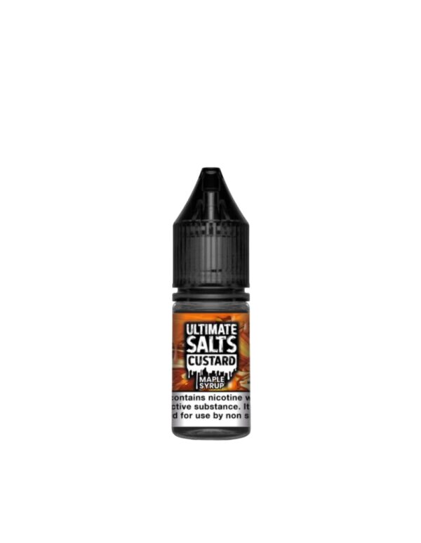 MAPLE SYRUP CUSTARD 10ML NIC SALT ULTIMATE SALTS PACK OF 10