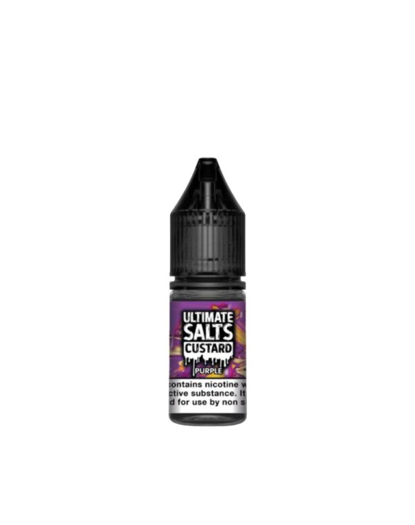 PURPLE CUSTARD 10ML NIC SALT ULTIMATE SALTS PACK OF 10
