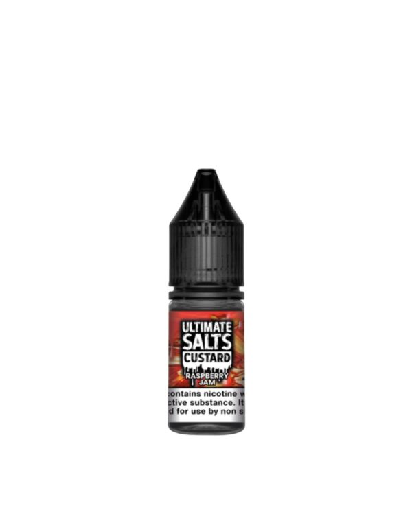 RASPBERRY JAM CUSTARD 10ML NIC SALT ULTIMATE SALTS PACK OF 10