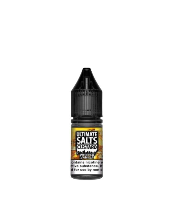 WHIPPED VANILLA CUSTARD 10ML NIC SALT ULTIMATE SALTS PACK OF 10