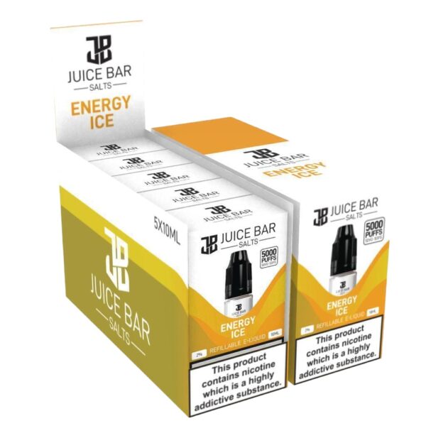 ENERGY ICE 10ML NIC SALT JUICE BAR PACK OF 5