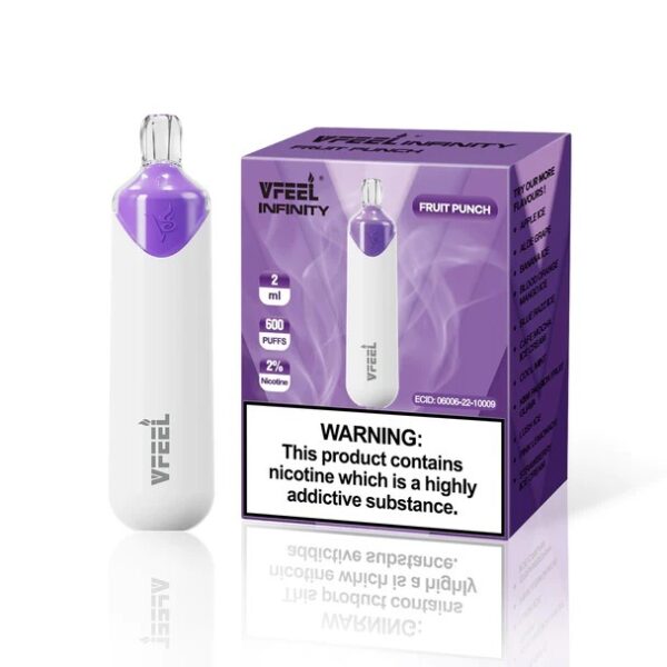 VFEEL INFINITY 600 PREFILLED POD VAPE KIT 20MG - Image 5