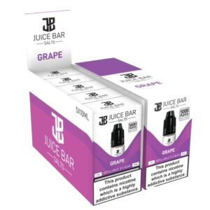 GRAPE 10ML NIC SALT JUICE BAR PACK OF 5