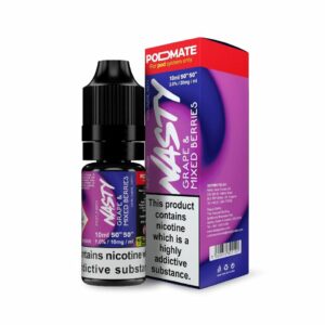 GRAPE & MIXED BERRIES PODMATE 10ML NIC SALT NASTY JUICE