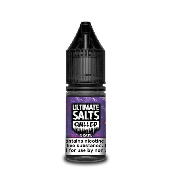 GRAPE CHILLED 10ML NIC SALT ULTIMATE SALTS PACK OF 10