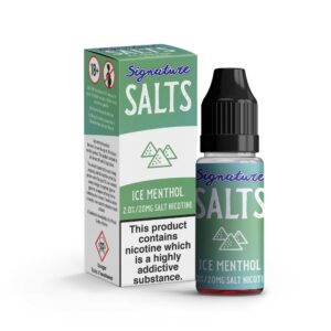 ICE MENTHOL NIC SALT 10ML SIGNATURE SALTS