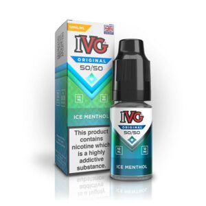 Ice Menthol 10ml E Liquid 50/50 IVG Pack Of 10
